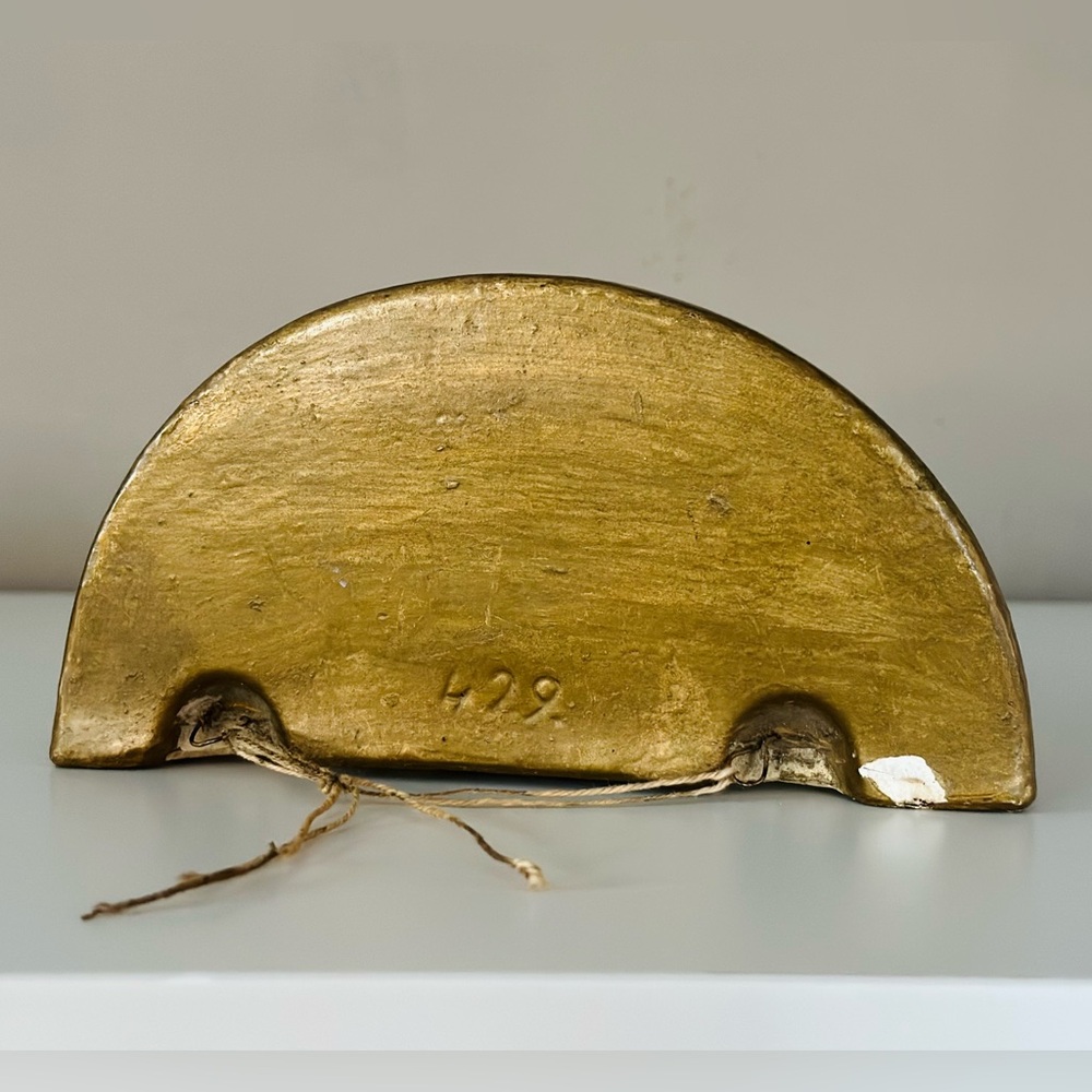 Vintage Florentine demilune wall shelf - Picture 8 of 14